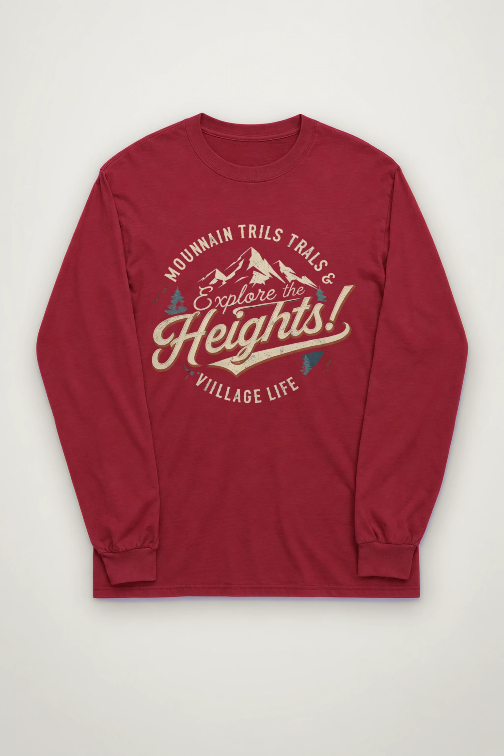 "Explore The Heights" Unisex Longsleeve T-shirt