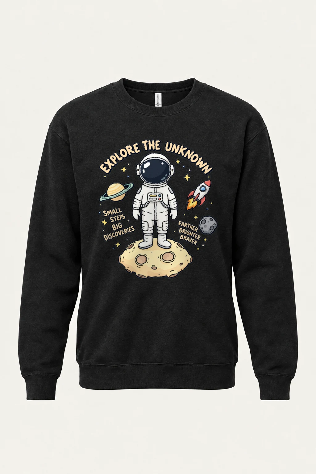 "Explore The Unknown" Heavy Blend Unisex Crewneck Sweatshirt | Gildan 18000