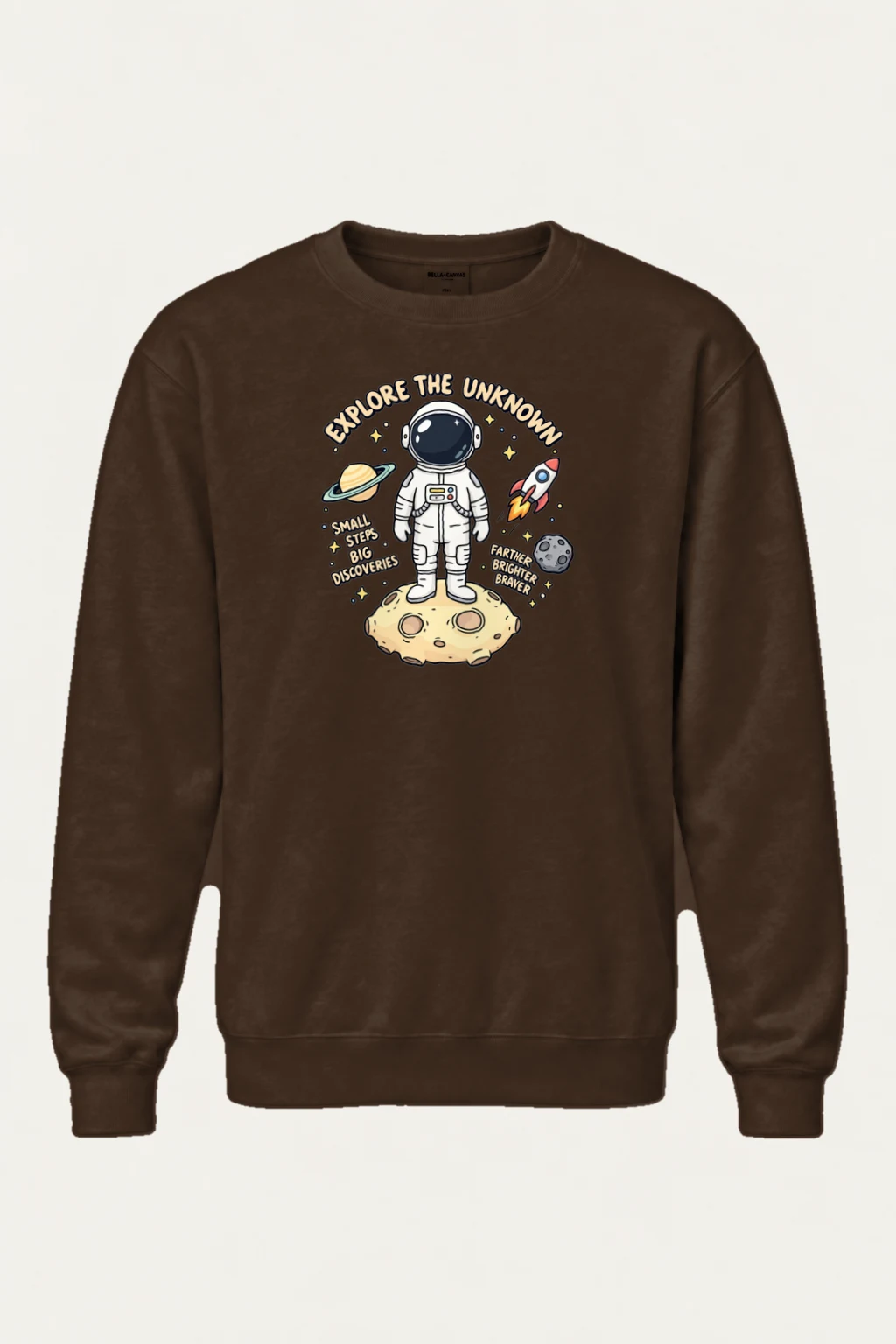 "Explore The Unknown" Heavy Blend Unisex Crewneck Sweatshirt | Gildan 18000