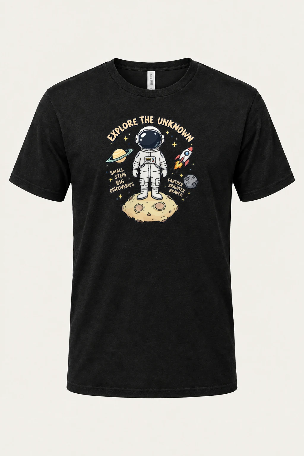 "Explore The Unknown" Heavyweight Unisex Crewneck T-shirt | Gildan 5000