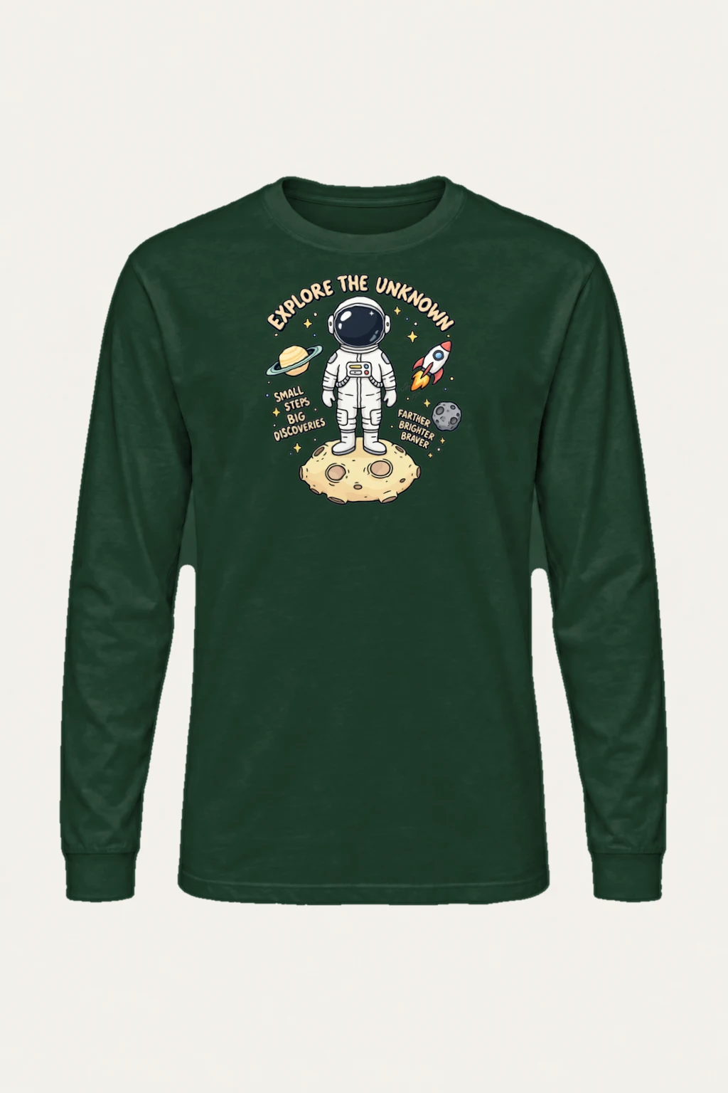 "Explore The Unknown" Unisex Longsleeve T-shirt | Gildan 2400