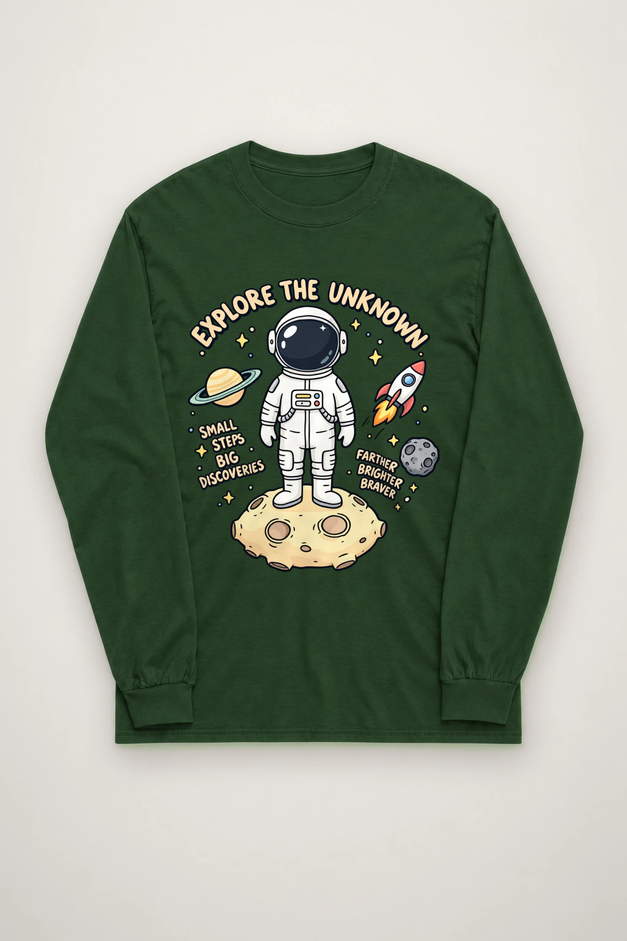 "Explore The Unknown" Unisex Longsleeve T-shirt