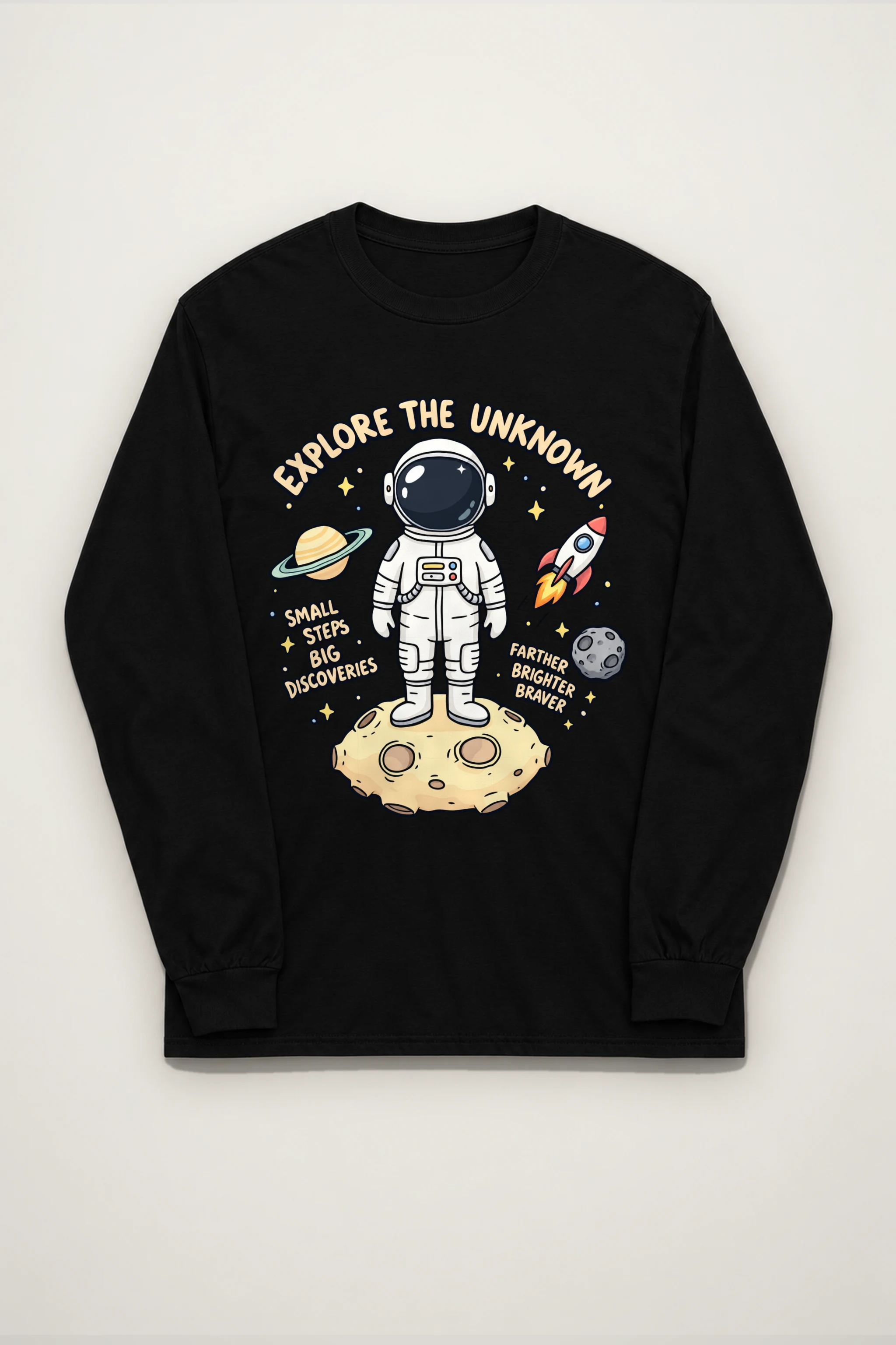 "Explore The Unknown" Unisex Longsleeve T-shirt
