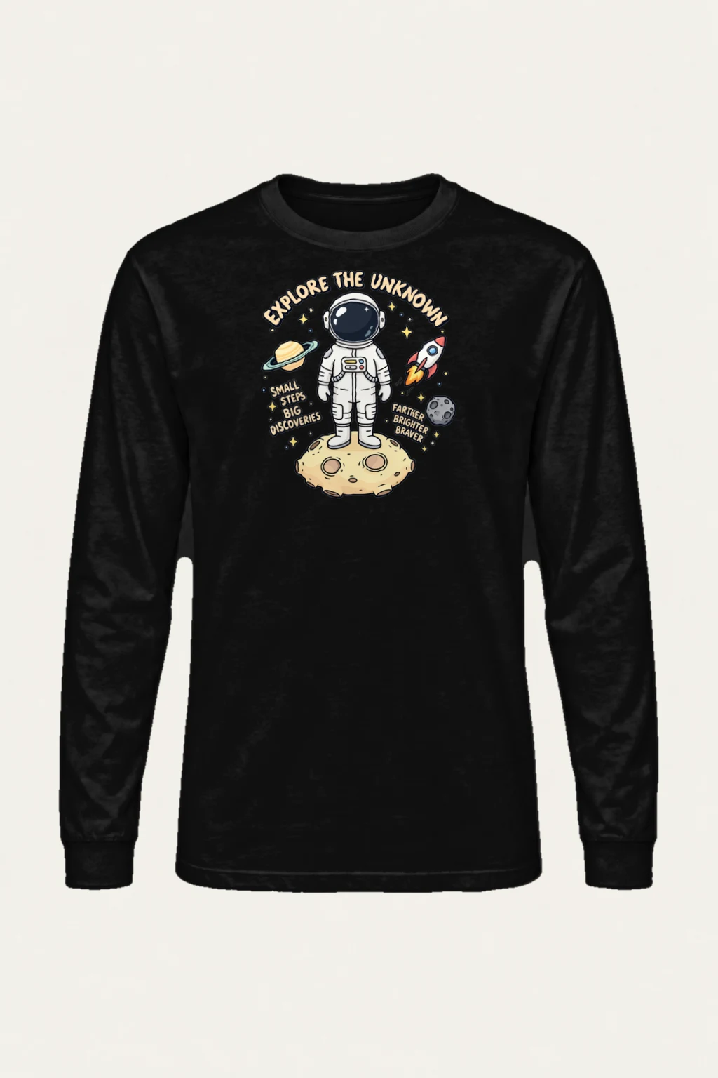 "Explore The Unknown" Unisex Longsleeve T-shirt | Gildan 2400