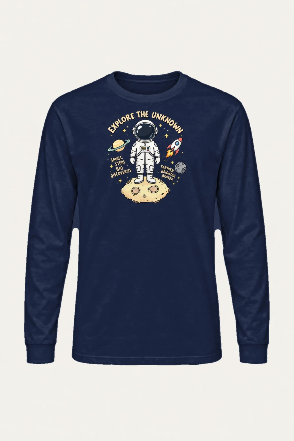 "Explore The Unknown" Unisex Longsleeve T-shirt | Gildan 2400