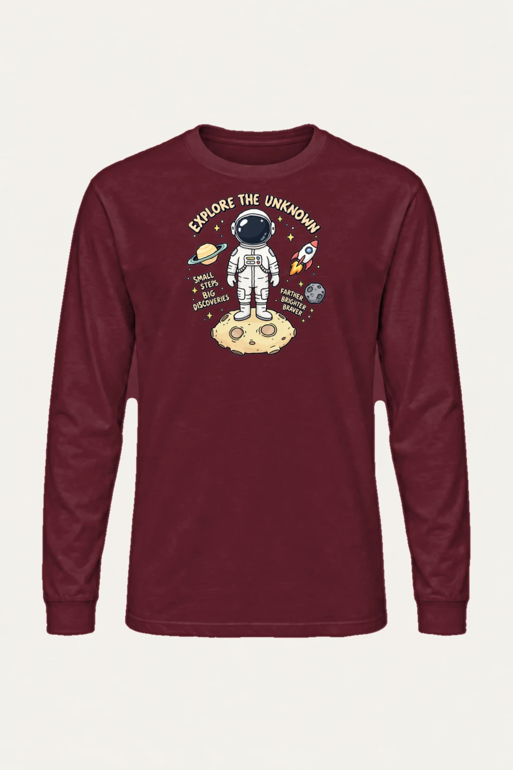 "Explore The Unknown" Unisex Longsleeve T-shirt | Gildan 2400