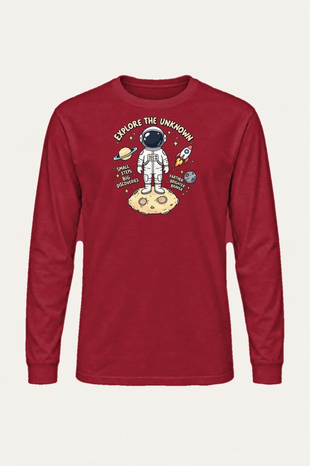 "Explore The Unknown" Unisex Longsleeve T-shirt | Gildan 2400