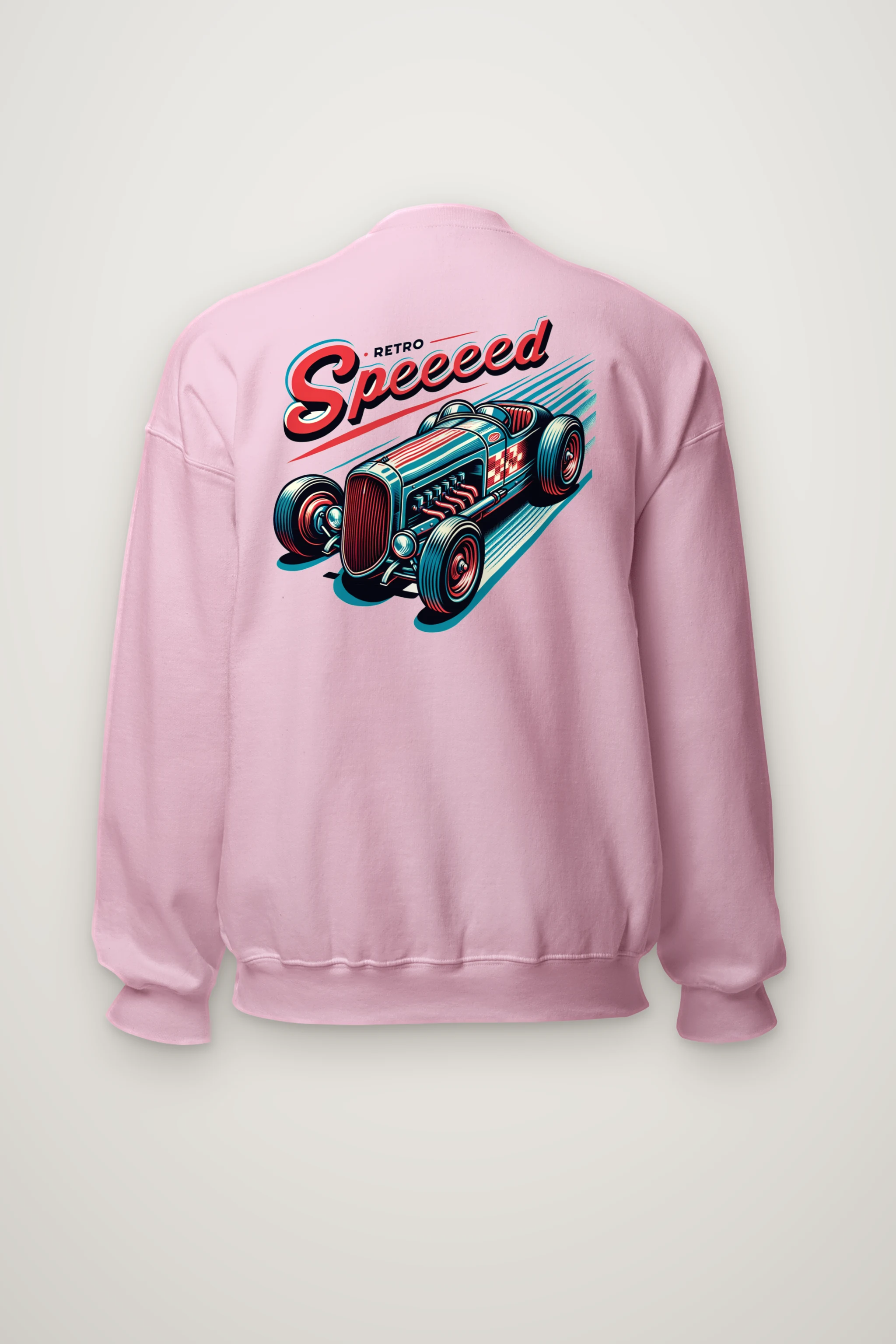"Exposed Engine Hot Rod" Heavy Blend Unisex Crewneck Sweatshirt