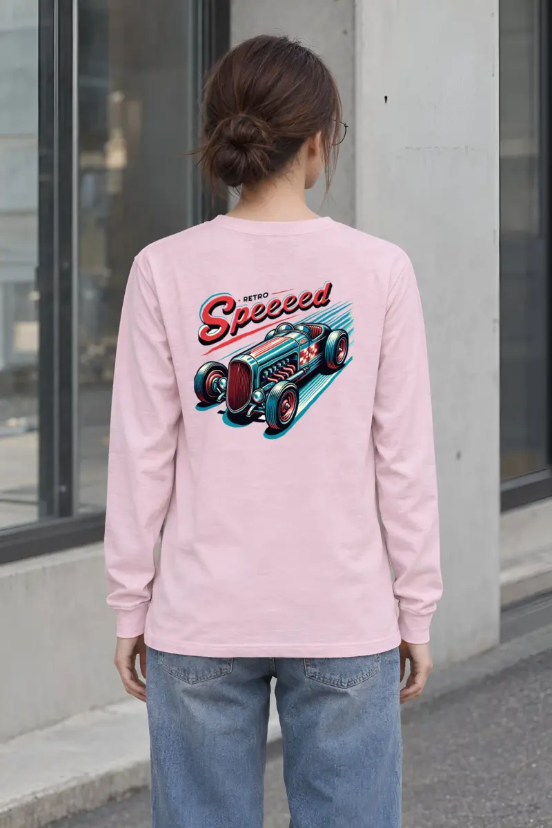 "Exposed Engine Hot Rod" Unisex Longsleeve T-shirt