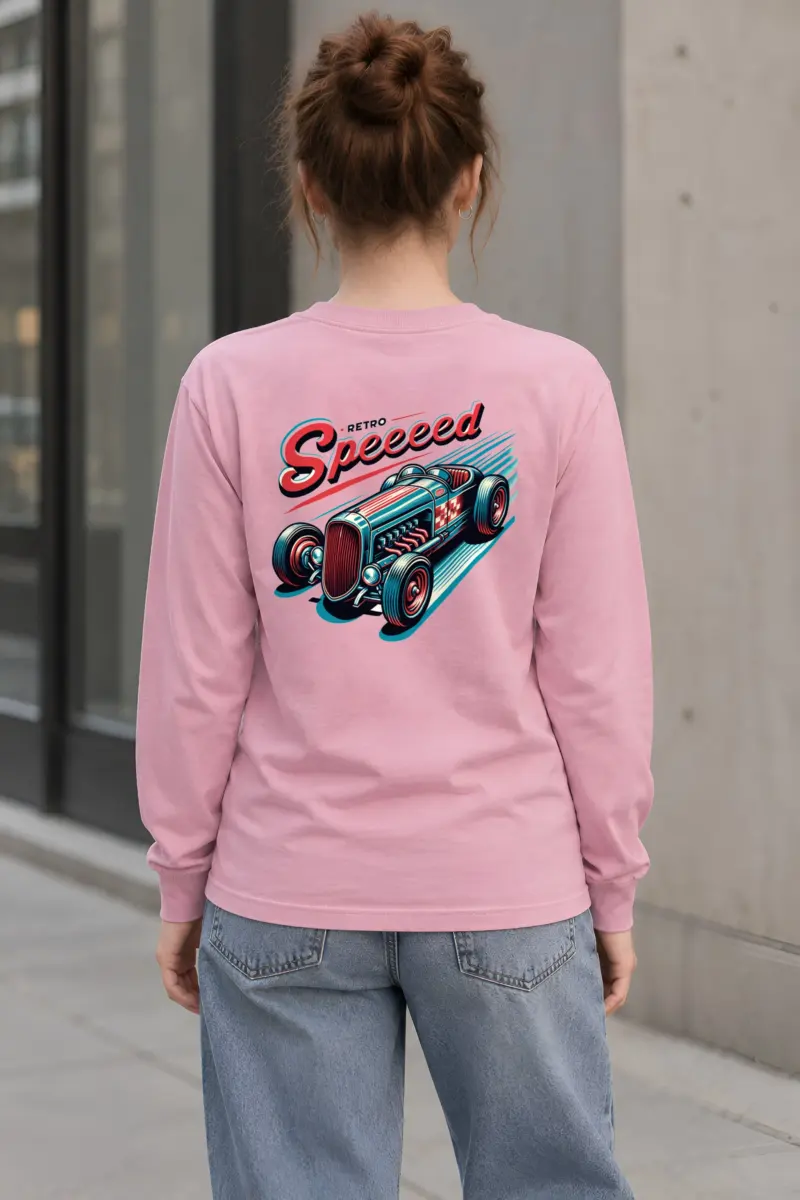 "Exposed Engine Hot Rod" Unisex Longsleeve T-shirt
