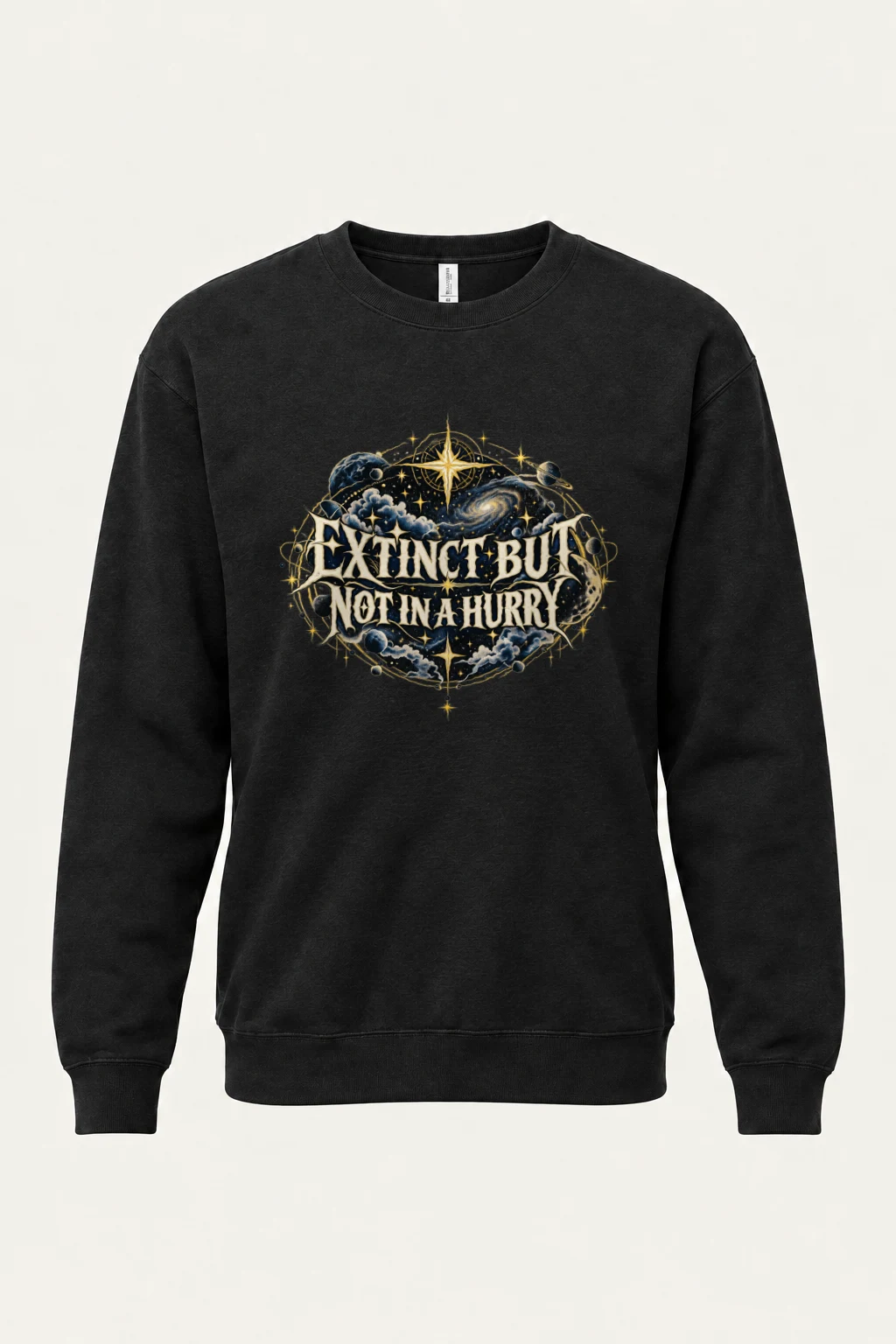"Extinct But Not In A Hurry" Heavy Blend Unisex Crewneck Sweatshirt | Gildan 18000