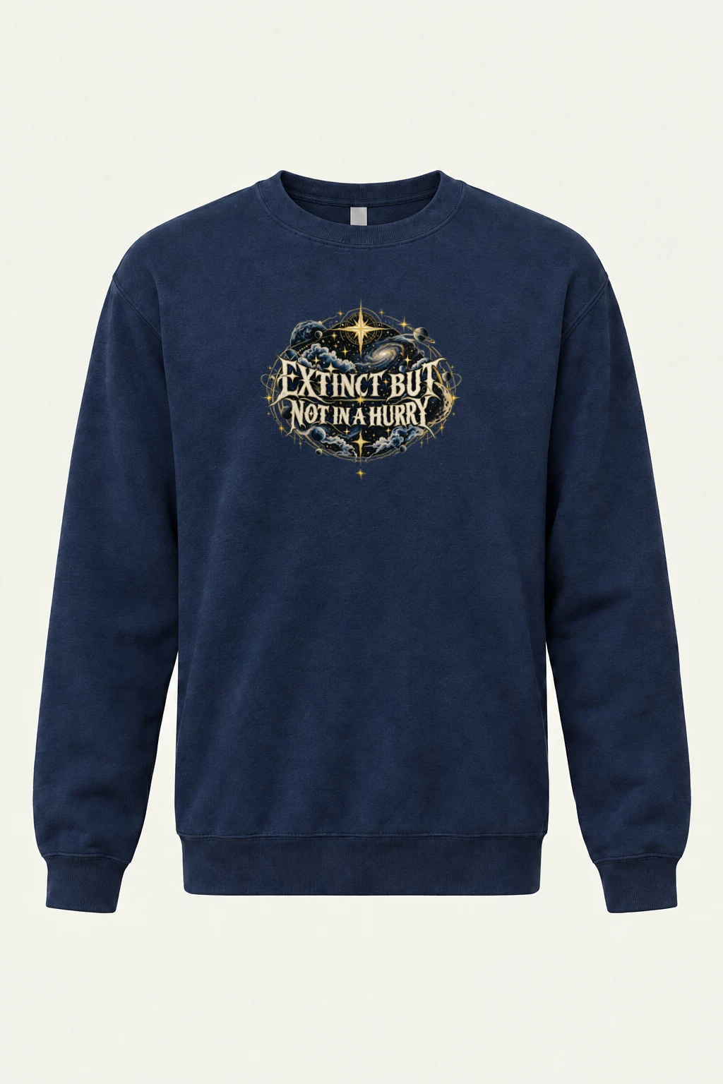 "Extinct But Not In A Hurry" Heavy Blend Unisex Crewneck Sweatshirt | Gildan 18000