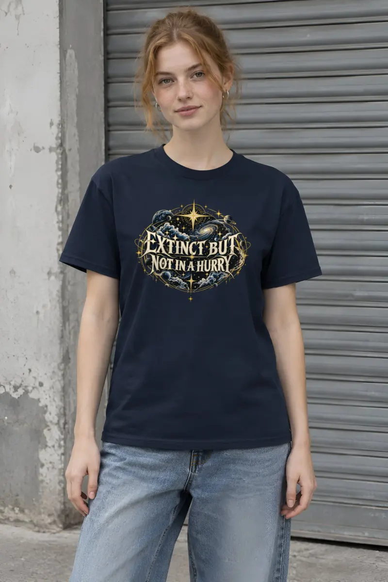 "Extinct But Not In A Hurry" Heavyweight Unisex Crewneck T-shirt