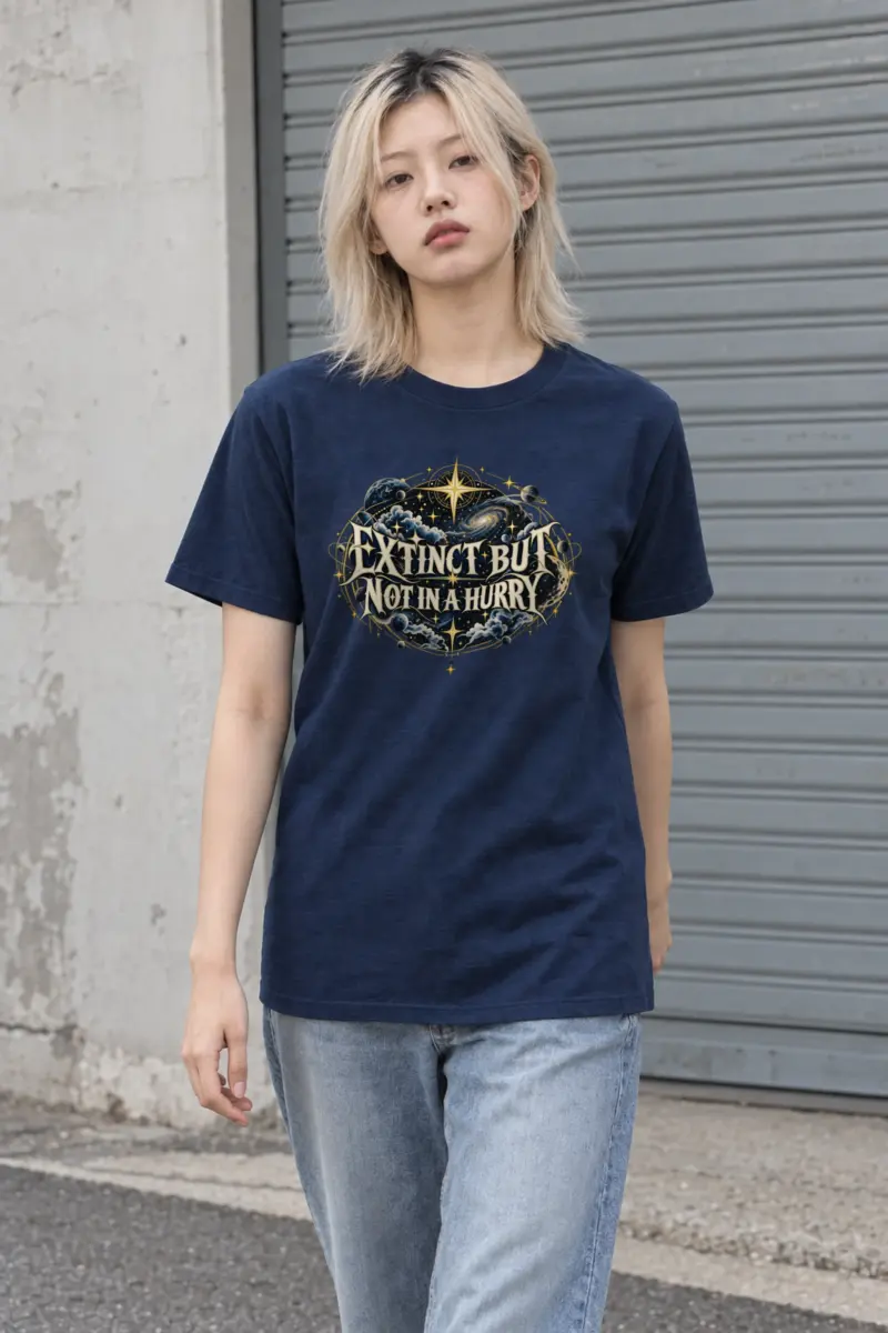 "Extinct But Not In A Hurry" Heavyweight Unisex Crewneck T-shirt
