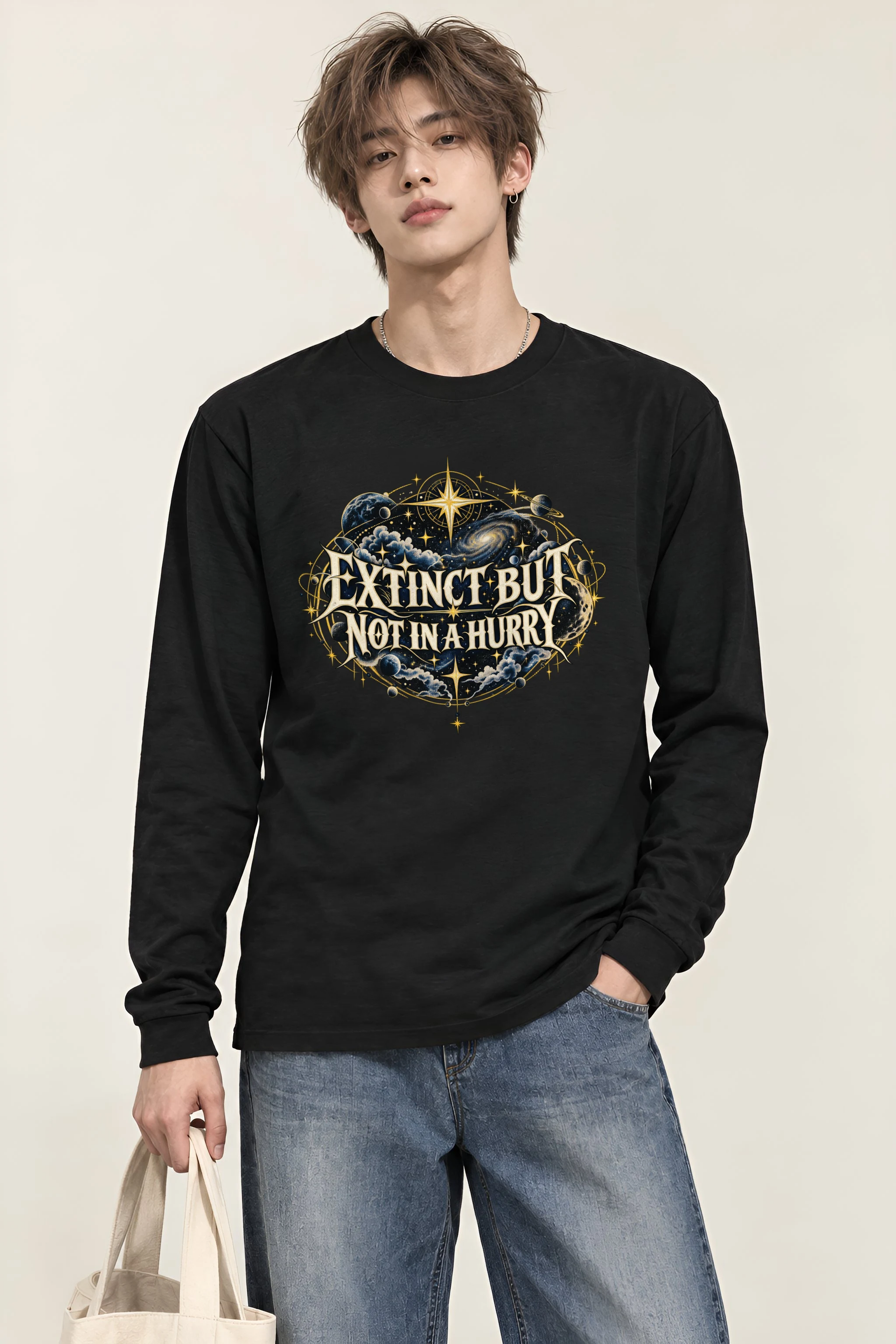 "Extinct But Not In A Hurry" Unisex Longsleeve T-shirt