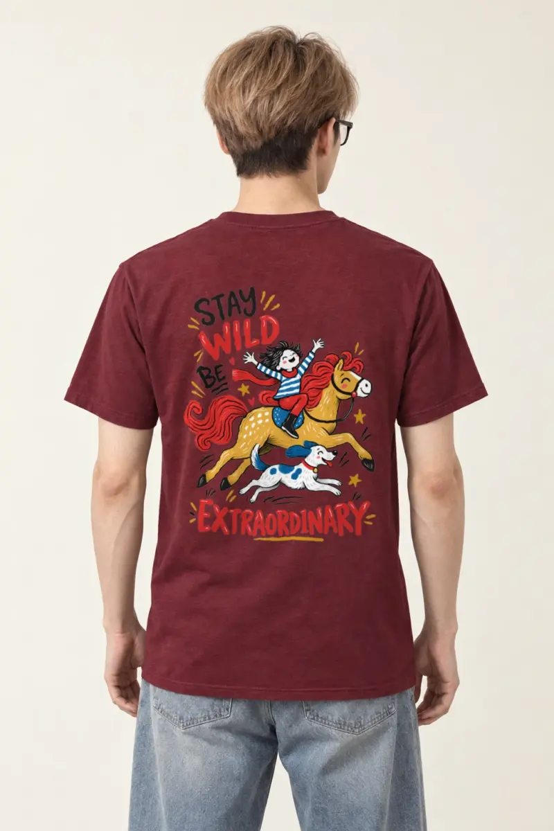"Extraordinary Ride" Heavyweight Unisex Crewneck T-shirt