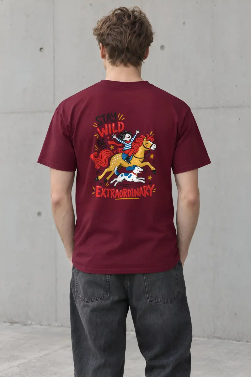 "Extraordinary Ride" Heavyweight Unisex Crewneck T-shirt