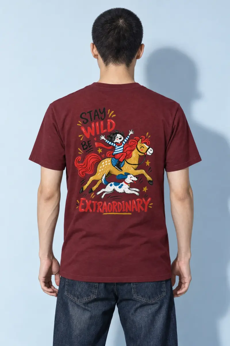 "Extraordinary Ride" Heavyweight Unisex Crewneck T-shirt