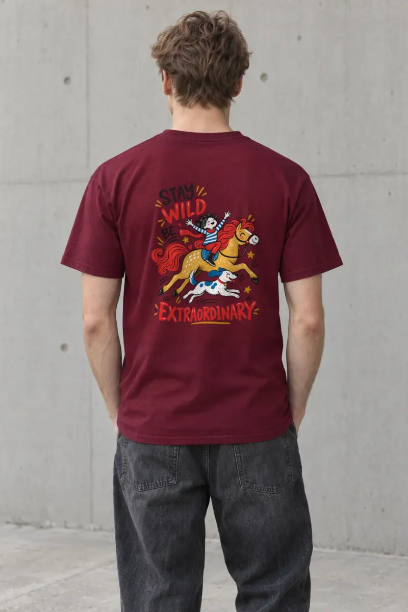 "Extraordinary Ride" Heavyweight Unisex Crewneck T-shirt