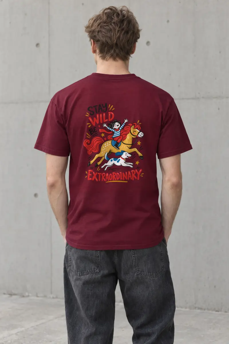 "Extraordinary Ride" Heavyweight Unisex Crewneck T-shirt