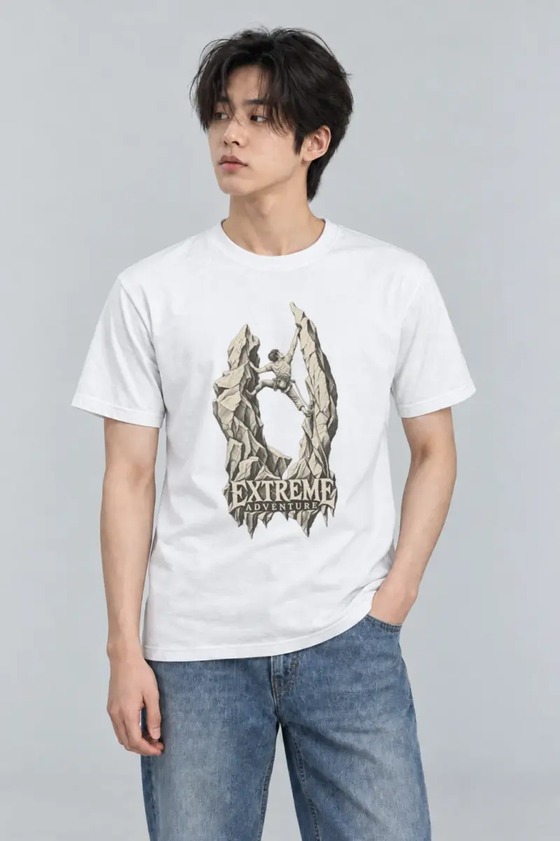 "Extreme Adventure" Heavyweight Unisex Crewneck T-shirt | Gildan 5000