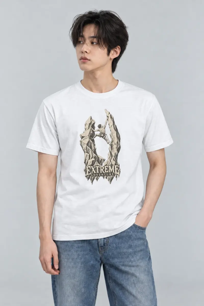 "Extreme Adventure" Heavyweight Unisex Crewneck T-shirt