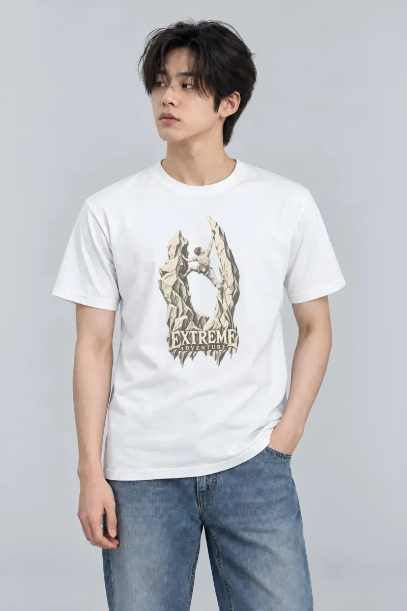"Extreme Adventure" Heavyweight Unisex Crewneck T-shirt