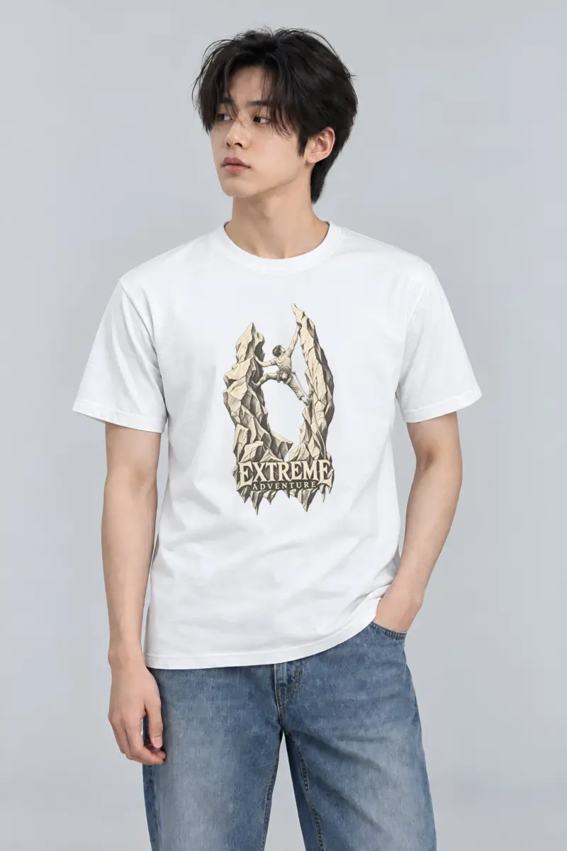 "Extreme Adventure" Heavyweight Unisex Crewneck T-shirt