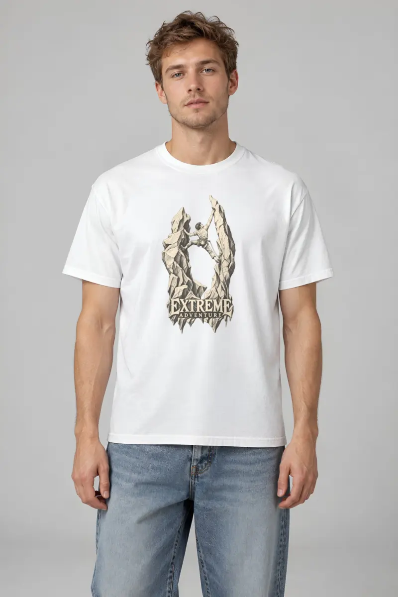 "Extreme Adventure" Heavyweight Unisex Crewneck T-shirt