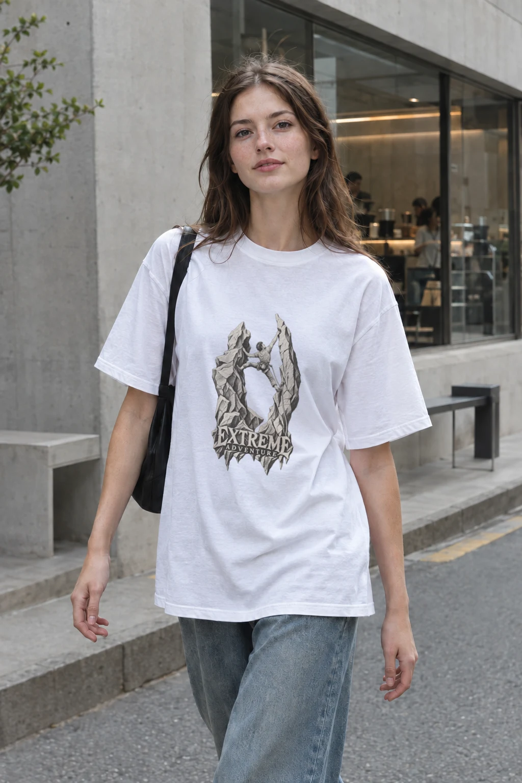 "Extreme Adventure" Heavyweight Unisex Crewneck T-shirt | Gildan 5000