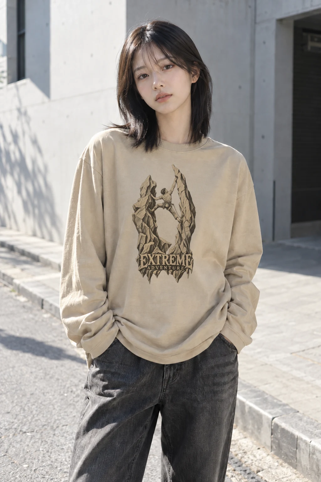 "Extreme Adventure" Unisex Longsleeve T-shirt | Gildan 2400