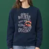 "Eyes Can Deceive" Heavy Blend Unisex Crewneck Sweatshirt