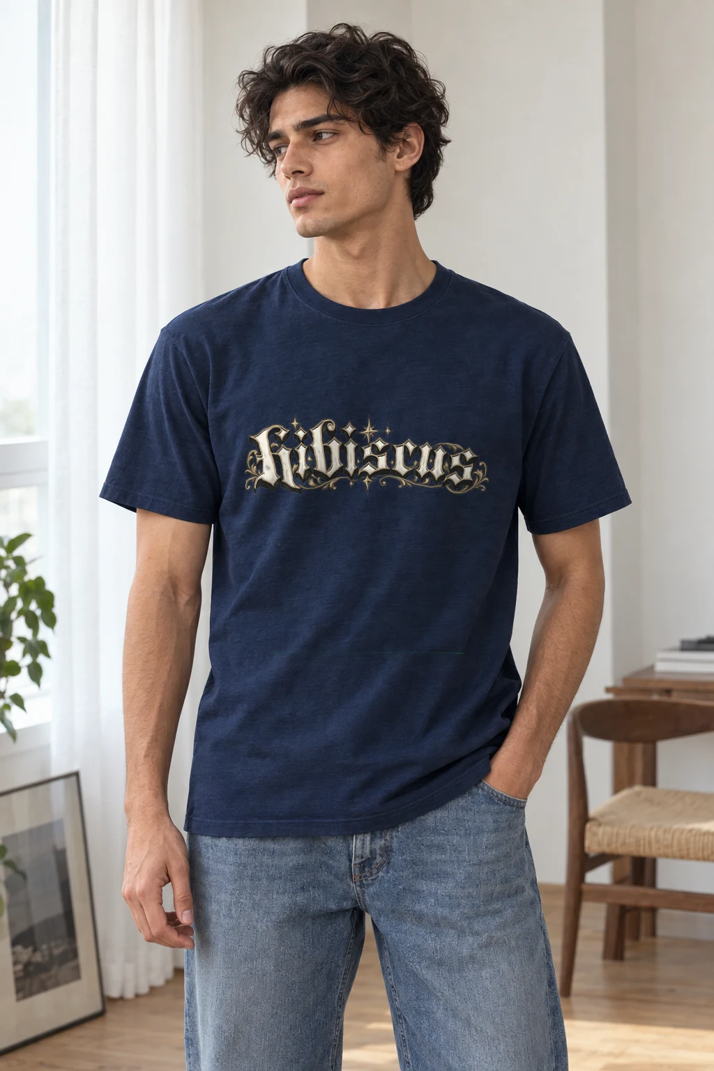 "Fabulous Blackletter" Heavyweight Unisex Crewneck T-shirt | Gildan 5000