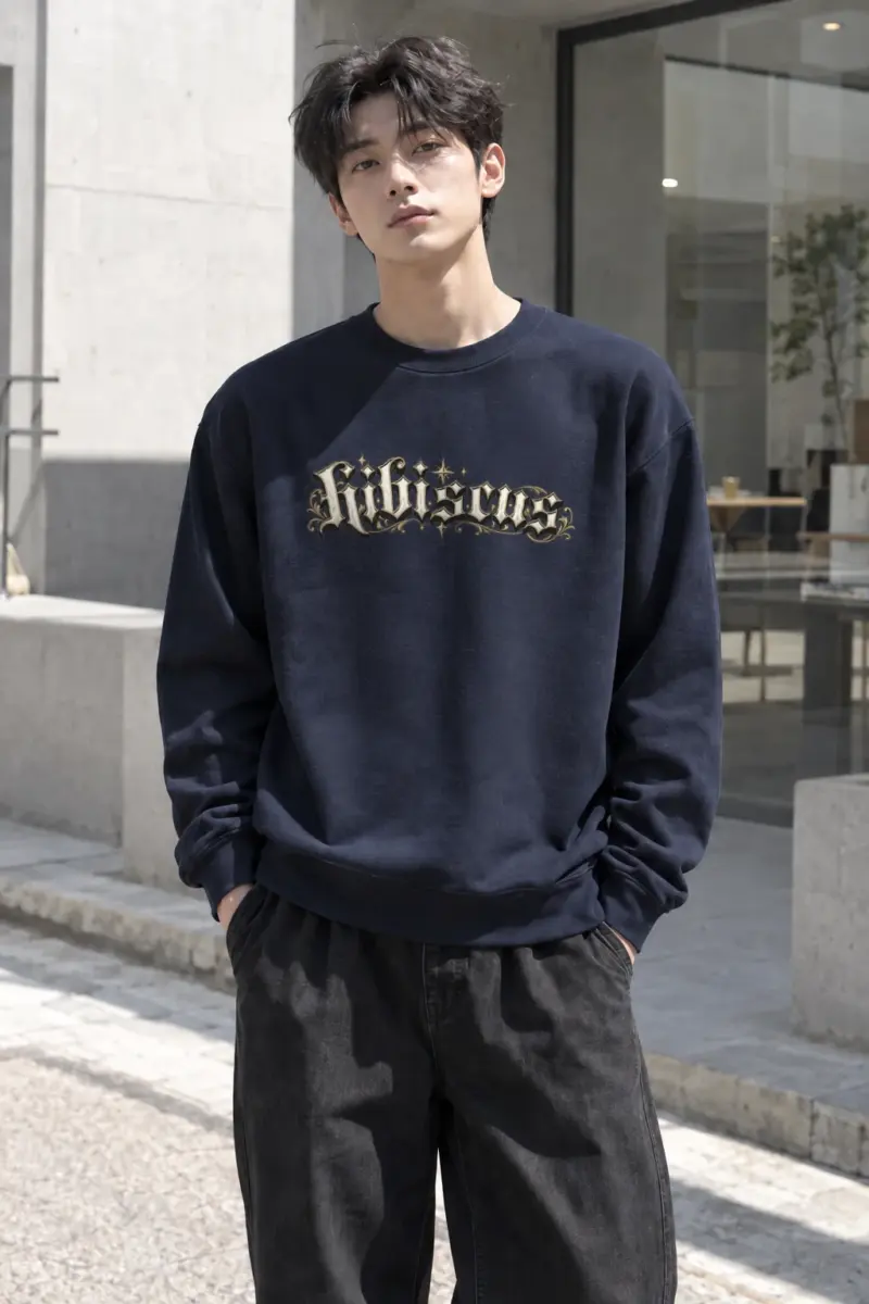 "Fabulous Gothic Script" Heavy Blend Unisex Crewneck Sweatshirt | Gildan 18000