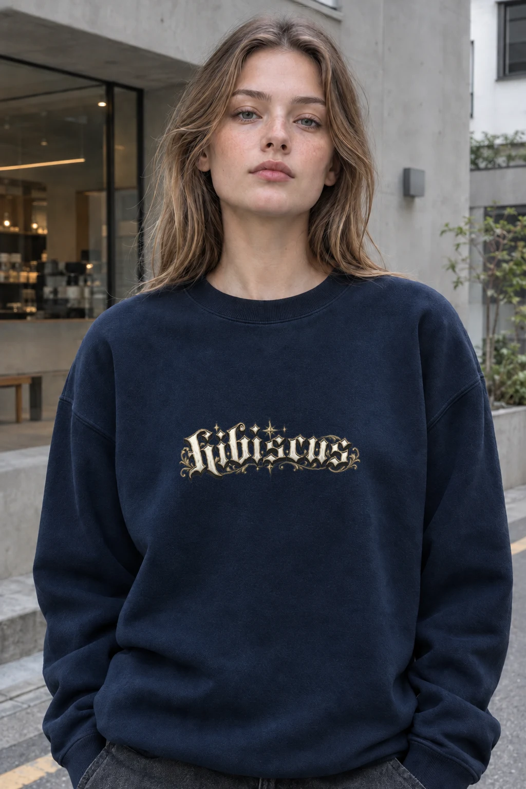 "Fabulous Gothic Script" Heavy Blend Unisex Crewneck Sweatshirt | Gildan 18000
