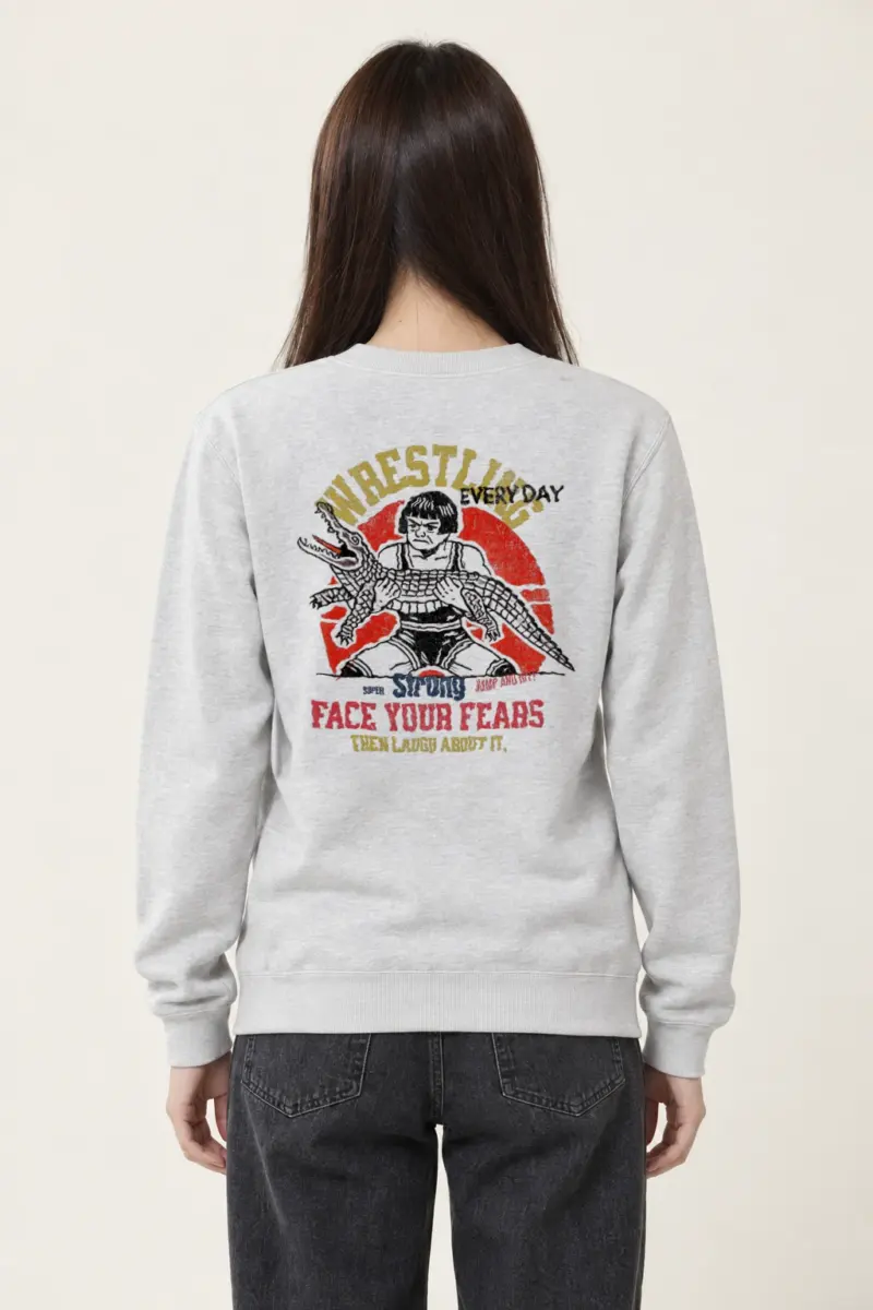 "Face Your Fears" Heavy Blend Unisex Crewneck Sweatshirt