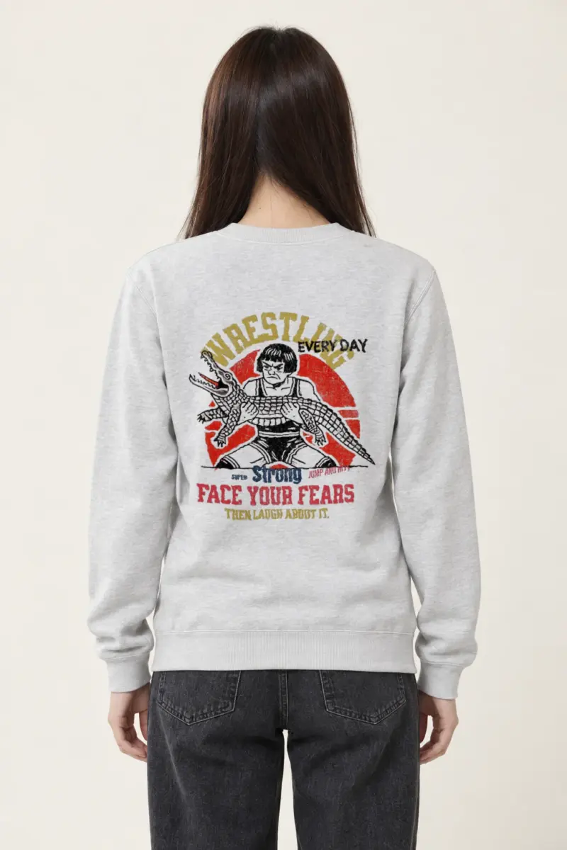 "Face Your Fears" Heavy Blend Unisex Crewneck Sweatshirt