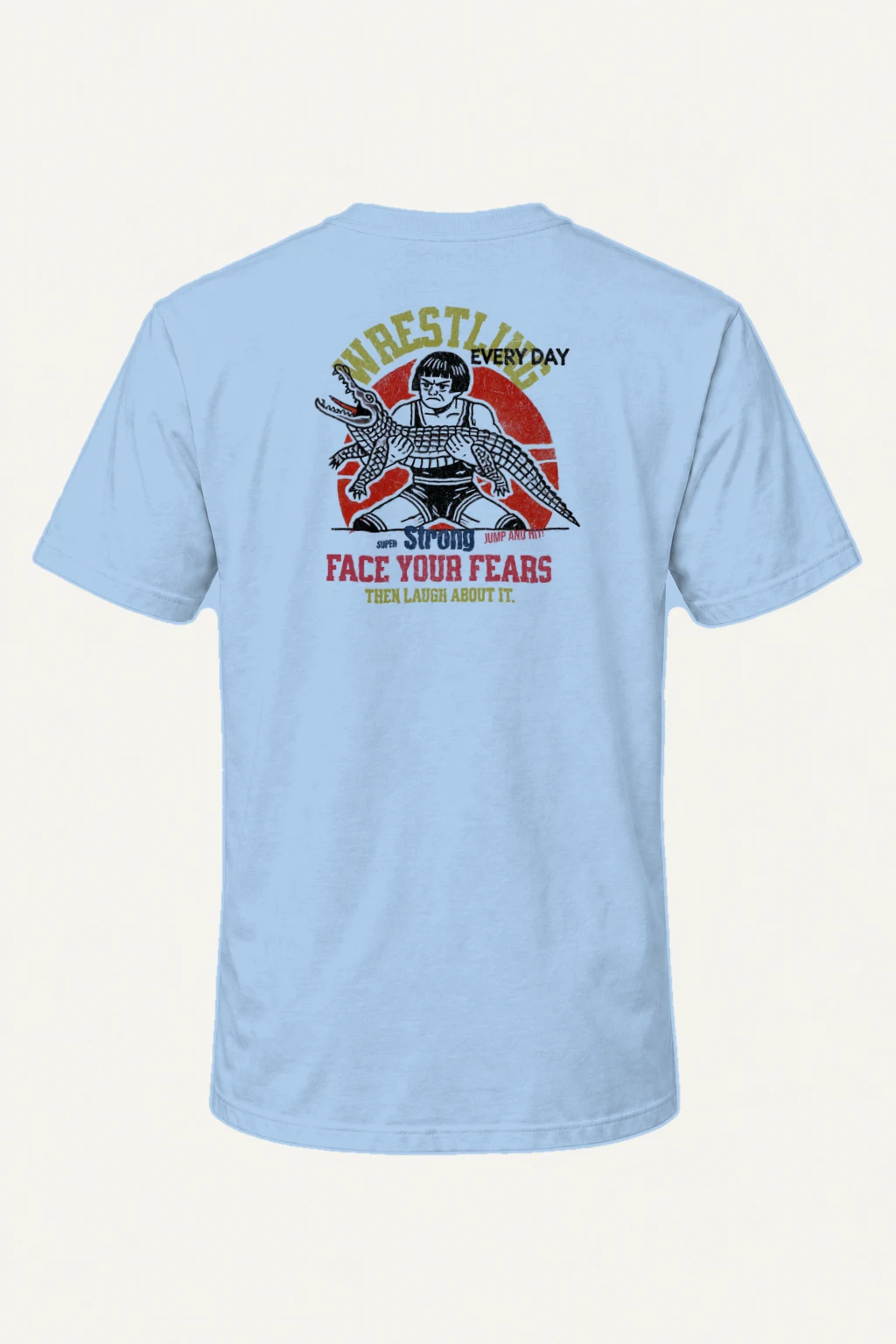 "Face Your Fears" Heavyweight Unisex Crewneck T-shirt | Gildan 5000