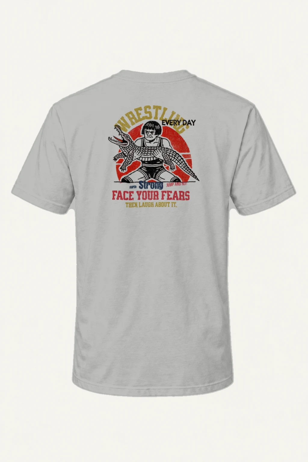 "Face Your Fears" Heavyweight Unisex Crewneck T-shirt | Gildan 5000