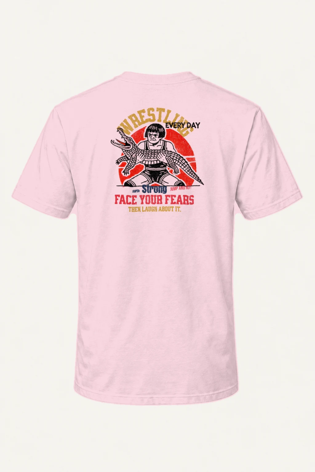 "Face Your Fears" Heavyweight Unisex Crewneck T-shirt | Gildan 5000