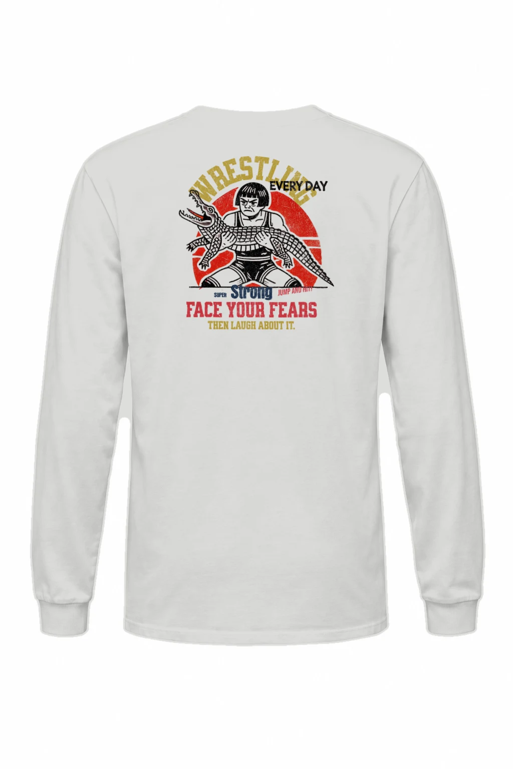"Face Your Fears" Unisex Longsleeve T-shirt | Gildan 2400