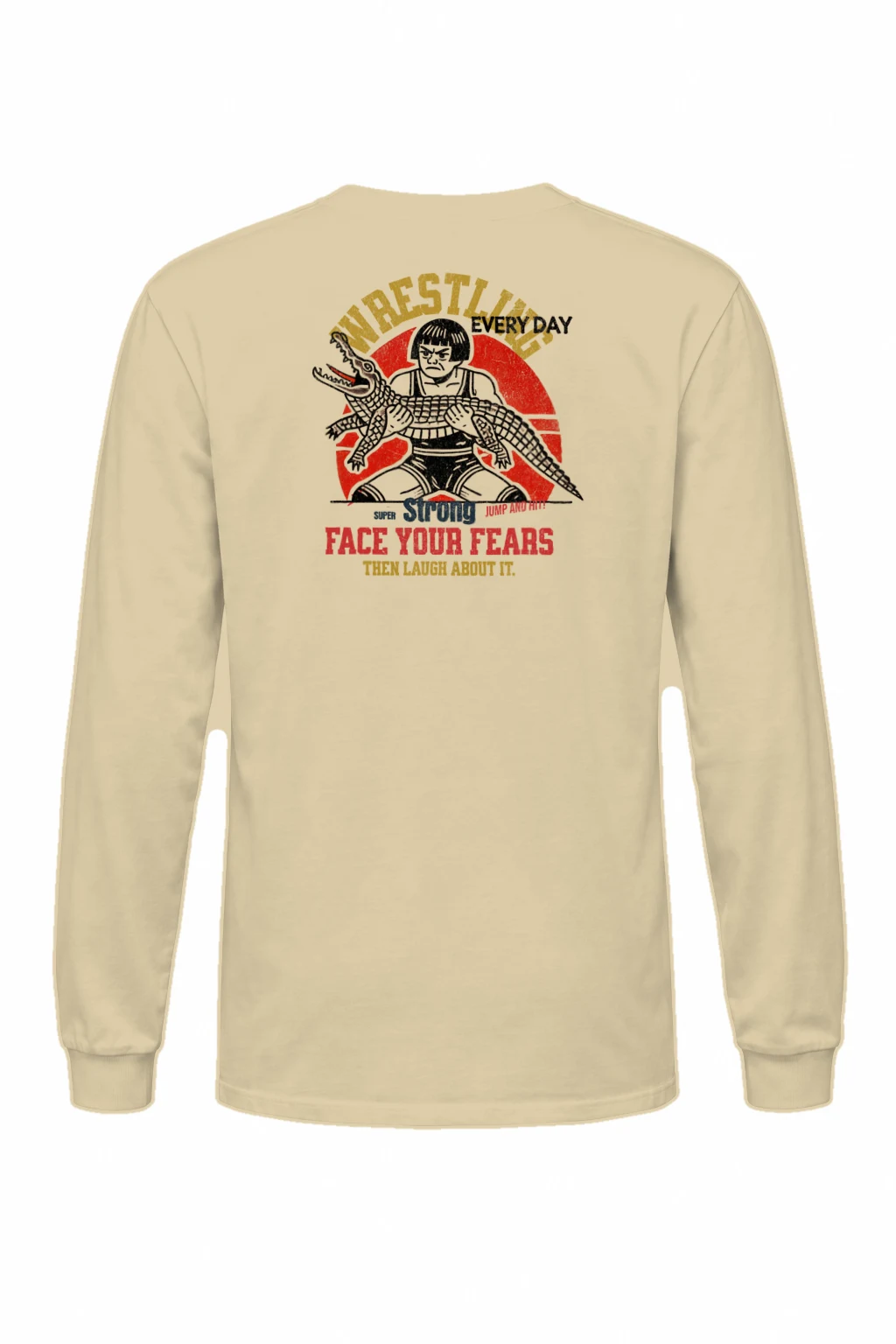 "Face Your Fears" Unisex Longsleeve T-shirt | Gildan 2400
