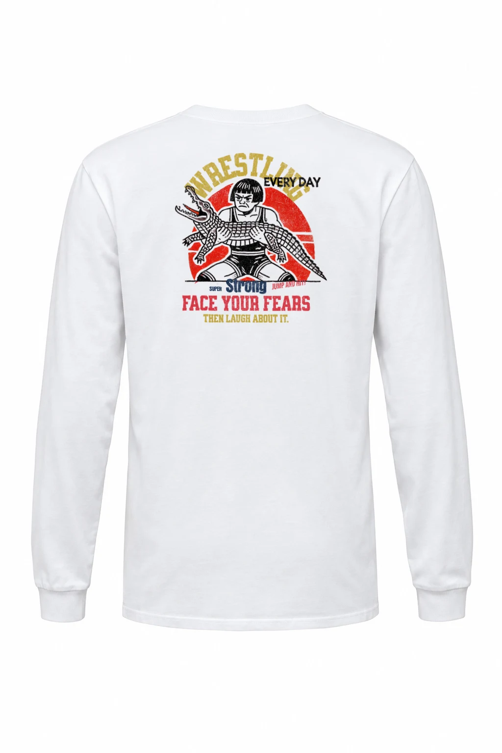 "Face Your Fears" Unisex Longsleeve T-shirt | Gildan 2400