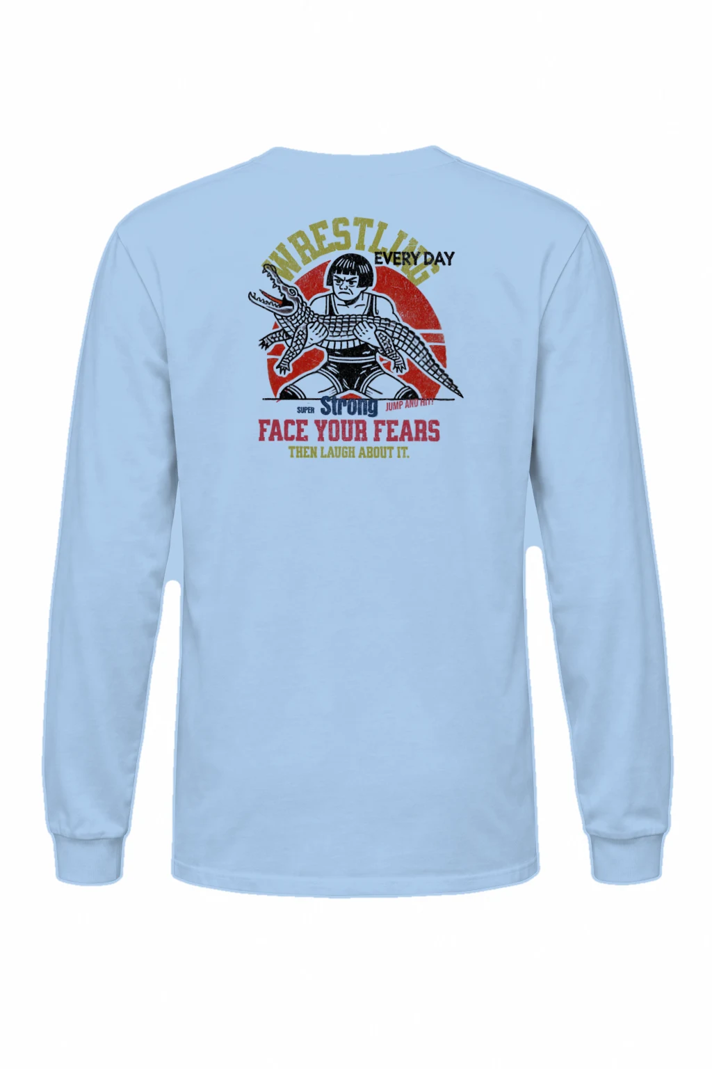 "Face Your Fears" Unisex Longsleeve T-shirt | Gildan 2400