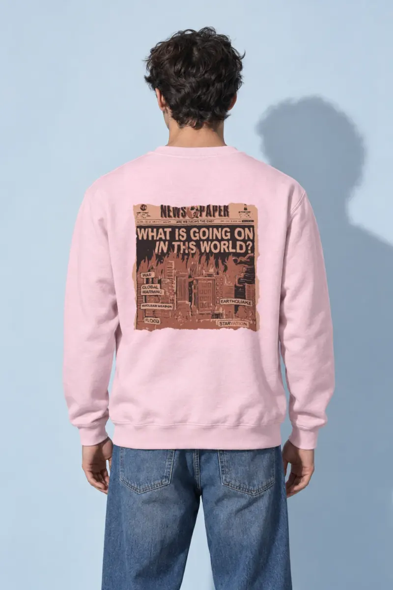 "Facing The End" Heavy Blend Unisex Crewneck Sweatshirt | Gildan 18000