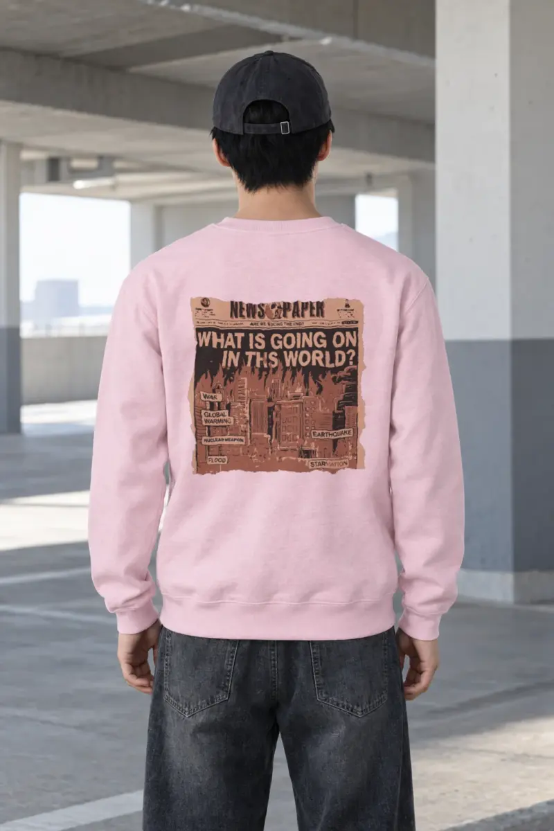 "Facing The End" Heavy Blend Unisex Crewneck Sweatshirt
