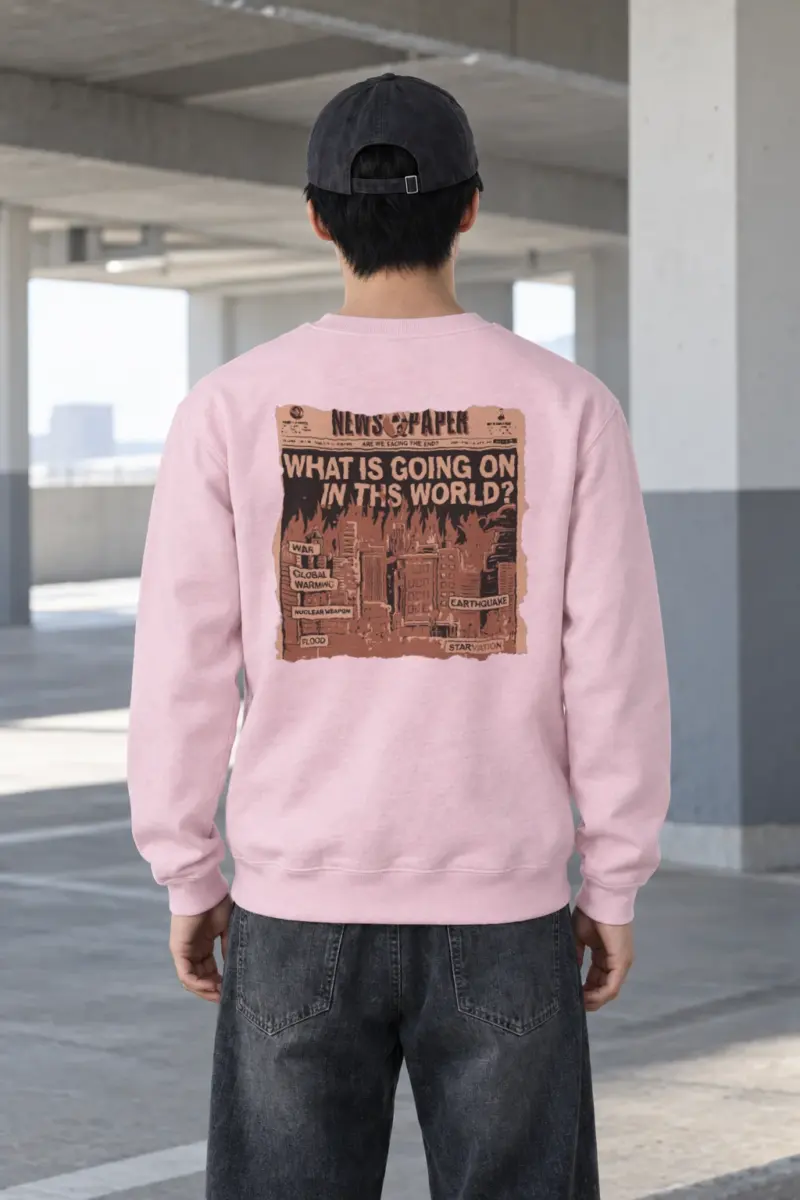"Facing The End" Heavy Blend Unisex Crewneck Sweatshirt