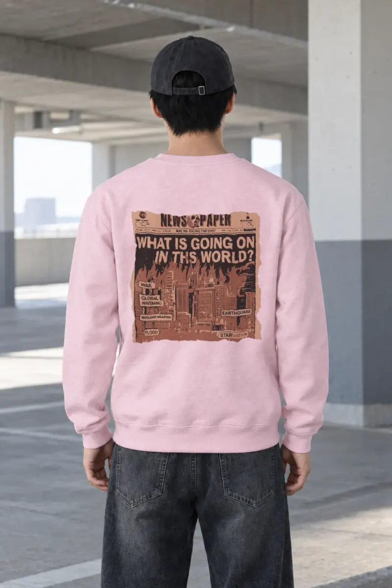"Facing The End" Heavy Blend Unisex Crewneck Sweatshirt