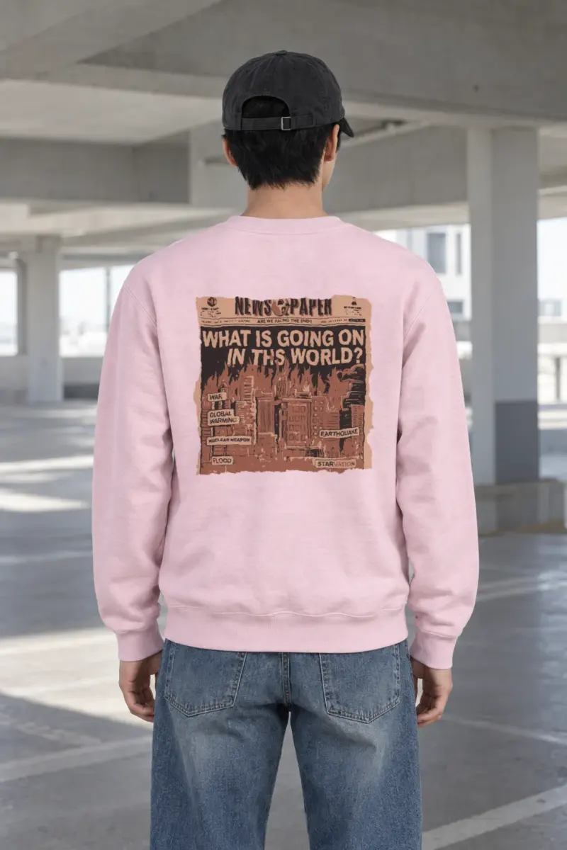 "Facing The End" Heavy Blend Unisex Crewneck Sweatshirt | Gildan 18000