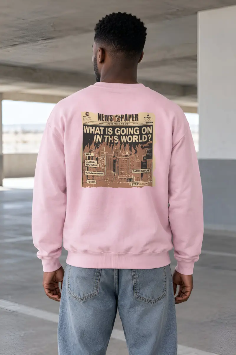 "Facing The End" Heavy Blend Unisex Crewneck Sweatshirt